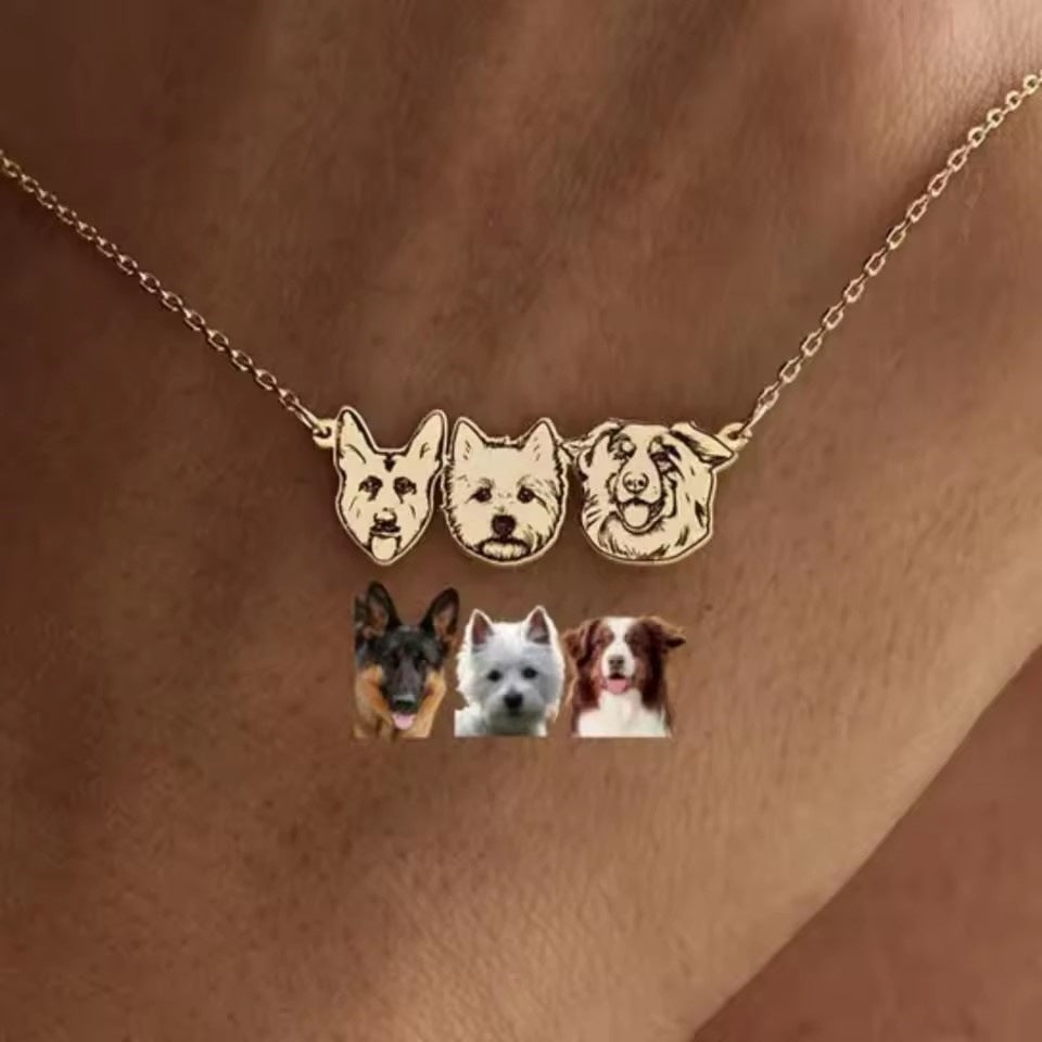 Custom Made, Ships in 5-7 Days Pet Style Necklace